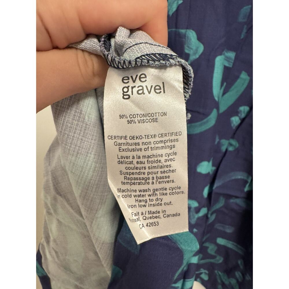 Eve Gravel Moana Dress Navy Blue Size Medium NWT MSRP: $268 - Picture 8 of 8